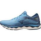Mizuno Mens Wave Sky 6 Running Shoes Trainers Jogging Sports Breathable - Blue