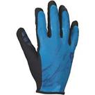 Scott Unisex Traction Full Finger Cycling Gloves - Blue