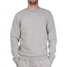 More Mile Vibe Brushed Fleece Mens Sweatshirt Gym Training Workout Grey - UK Size Regular