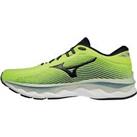 Mizuno Mens Wave Sky 5 Running Shoes Trainers Jogging Sports Comfort - Yellow