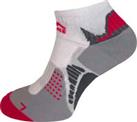 More Mile Unisex San Diego Running Socks Training Lightweight Breathable - White - UK 2 - 5 Regular