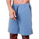 Ohmme Mens Eco Warrior II Yoga Shorts Blue Green Defence Vegan 2 in 1 Gym Short