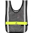 More Mile Hi Viz Running Bib Safety Vest 2 Mode LED Light Reflective Visibility