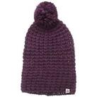 Puma Womens Pom Pom Beanie Purple Stylish Chunky Knit Bobble Hat Winter Fashion