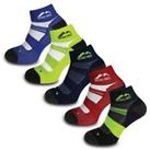 More Mile Mens Endurance 5 Pack Coolmax Cushioned Running Ankle Socks