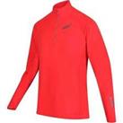Inov8 Mens Technical Mid Half Zip Long Sleeve Running Top - Red - UK Size Regular