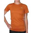More Mile Womens Roxx Short Sleeve Running Top T-Shirt Tee T-Shirt - Orange