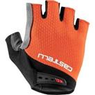 Castelli Entrata V Fingerless Cycling Gloves - Red