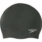 Speedo Silicone Moulded Swimming Cap - Black