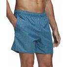 adidas Check CLX Mens Swim Shorts - Blue