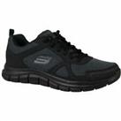 Skechers Mens Track Bucolo Training Shoes Sports Trainers Lace Up Low Top -Black