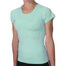 More Mile Womens Seamless Lite Short Sleeve Running Top T-Shirt - Green