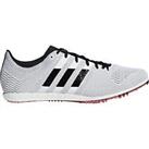 adidas Mens Adizero Avanti Boost Running Jogging Spike Shoes Trainers - White