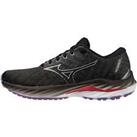 Mizuno Womens Wave Inspire 19 WIDE FIT (D) Running Shoes Trainers Jogging Black