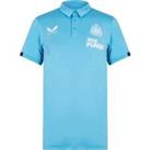 Castore Mens Newcastle United 2022/23 Travel Short Sleeve Polo Shirt Football -