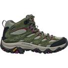 Merrell Womens Moab 3 Mid GORE-TEX Walking Boots Outdoor Hiking Boot - Green
