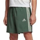 adidas Mens AeroReady Essentials Chelsea 3 Stripes Training Shorts Gym - Green