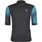 Scott Mens Gravel 10 Short Sleeve Cycling Jersey Tops - Black - L Regular
