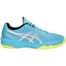 Asics Womens Volley Elite FF Indoor Court Shoes Trainers Volleyball - Blue