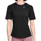 Under Armour Womens Rush Short Sleeve Training Top T-Shirt Tee - Black