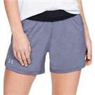 Under Armour Womens Launch SW Go Long Running Shorts - Black
