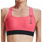 Under Armour Mid Crossback Womens Sports Bra - Pink