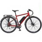 Ezego Mens Commute EX 500Wh Electric Hybrid Bike Cycling E-Hybrid 700c - Red