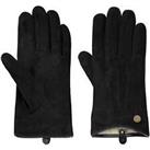 Barts Womens Christina Suede Leather Gloves Outdoor - Black