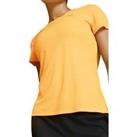 Puma Womens Run Favourite Velocity Short Sleeve Running Top T-Shirt - Orange - S Regular
