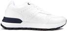 Lambretta Mens Echo 2 Trainers Shoes Breathable Gym Fitness Comfort - White
