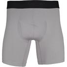 More Mile 7 Inch Mens Boxer Short Grey Sports Performance Underwear Boxer Jock - UK Size Regular