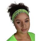More Mile Womens Tamer Sports Hairband Yellow Gym Running Workout Yoga Headband