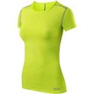 TCA Womens Sports Performance Training Top Green Short Sleeve Base Layer T-Shirt
