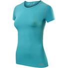 TCA Womens Sports Performance Training Top Blue Short Sleeve Base Layer T-Shirt