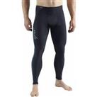 Sub Sports Mens Base Layer Tights Black Thermal Fitted Semi Compression Fitness