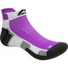 More Mile Womens Miami Running Socklet - Purple