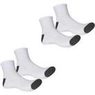 More Mile Cadeo Coolmax Twin Pack Running Socks - White