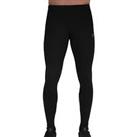 More Mile Power Mens Running Tights Black Stylish Colour Block Training Workout