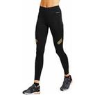 Pressio Womens Bio Run Low Rise Long Running Tights Gym Pants Trousers - Black - M Regular