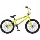 GT Mens Air BMX Bike Jump Bicycle Cycling 2022 Freestyle Steel 20 inch - Yellow