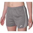 More Mile Womens Marl Jersey Training Shorts - Grey