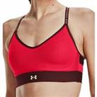 Under Armour Womens infinity Low Sports Training Mesh Padded Bra - Red