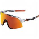 100% S3 Grey Camo Sunglasses With Hiper Red Multilayer Mirror Lens