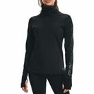 Under Armour Empowered Funnel Neck Long Sleeve Womens Running Top - Black
