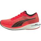 Puma Womens Deviate Nitro Running Shoes Trainers Jogging Sports Lace Up - Red