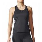 adidas Womens Supernova Running Vest Tank Sleeveless Top - Black