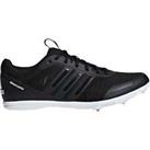 adidas Womens Distancestar Running Jogging Spikes Shoes Trainers - Black