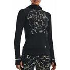 Under Armour OutRun The Cold Half Zip Long Sleeve Womens Running Top - Black - S Regular