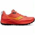 Saucony Peregrine 12 Womens Trail Running Shoes Trainers Jogging Sports - Red