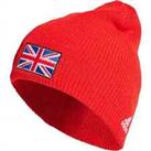 adidas Womens Performance Team GB Beanie Running Hats - Red